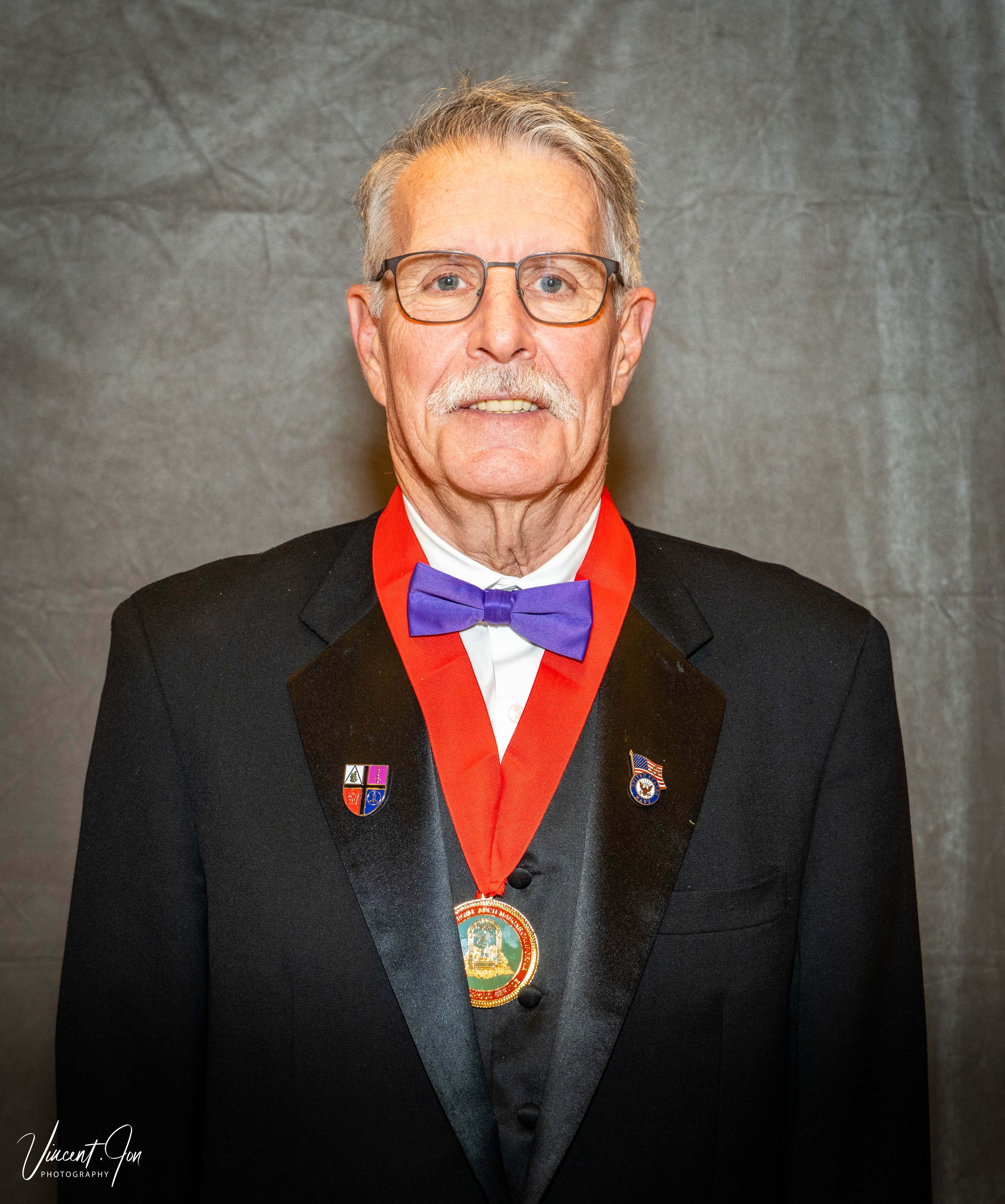 Portrait of Bill Eadus PIM, Chaplain of Palo Alto Council No. 51